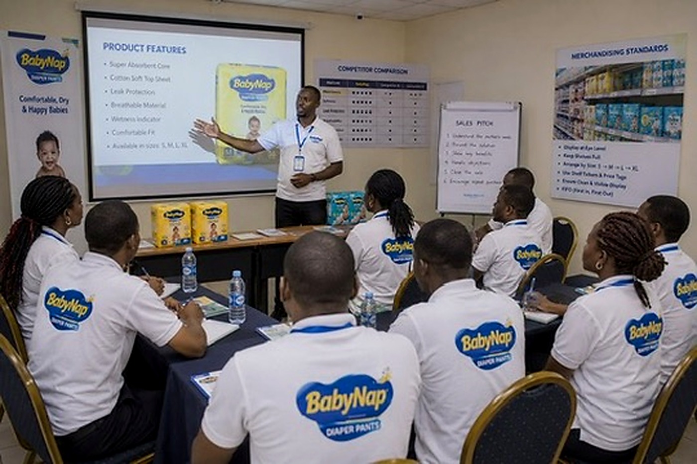 BabyNap field team training and campaign briefing