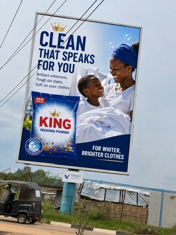KING Washing Powder outdoor billboard